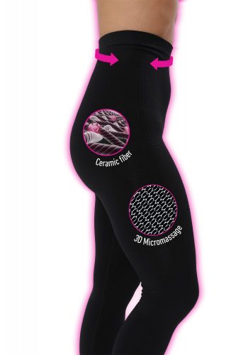 Lanaform Active Slim alakformáló sport legging (M méret), biokerámia szálak és 3D mikromasszázs 